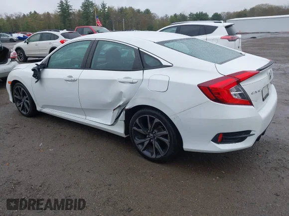 ✅ 2020 Honda Civic Sport • VIN: 2HGFC2F80LH535163 • Lot: 45096934. Wystawiony na IAAI z przebiegiem 37 856 mil. Bezpłatny archiwum sprzedaży aukcyjnych z USA i szczegółowy raport historii pojazdu na DreamBid. Zdjęcie 3.