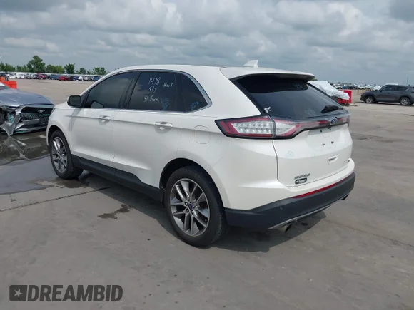 ✅ 2016 Ford Edge Titanium • VIN: 2FMPK3K94GBB31166 • Лот: 45188261. Опубликован ранее на IAAI с пробегом 132 978 миль. Бесплатный доступ к архиву аукционных продаж из США и подробный отчёт об истории автомобиля на DreamBid. Изображение 3.
