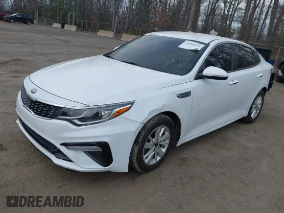✅ 2019 Kia Optima LX • VIN: 5XXGT4L32KG280945 • Lot: 44584619. Listed on IAAI with 109,697 mi. Free auction sales archive from the USA and detailed vehicle history report at DreamBid. Image 2.