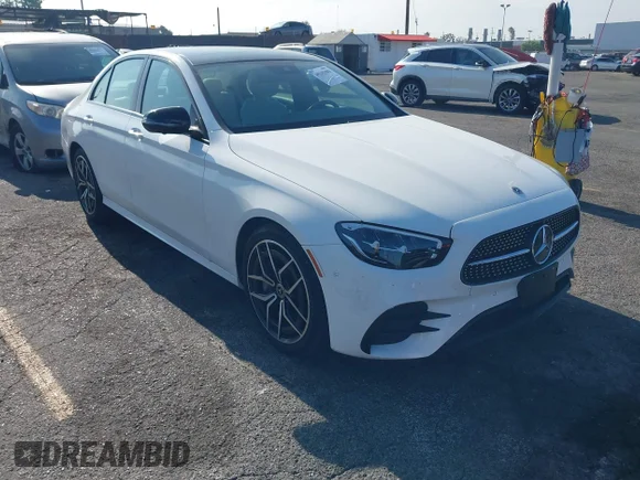 ✅ 2023 Mercedes-Benz E 350 • VIN: W1KZF8DB5PB187112 • Lot: 45342983. Listed on IAAI with 11,180 mi. Free auction sales archive from the USA and detailed vehicle history report at DreamBid. Image 1.