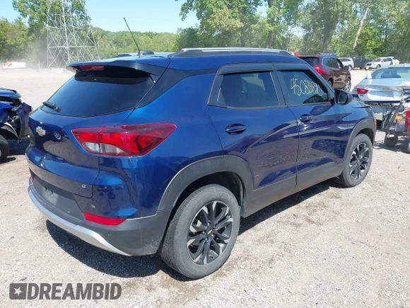 ✅ 2022 Chevrolet TrailBlazer LT • VIN: KL79MPS27NB125492 • Lot: 45083890. Wystawiony na IAAI z przebiegiem 110 056 mil. Bezpłatny archiwum sprzedaży aukcyjnych z USA i szczegółowy raport historii pojazdu na DreamBid. Zdjęcie 4.