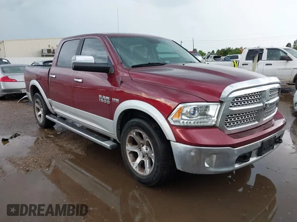 ✅ 2017 Ram 1500 Laramie • VIN: 1C6RR6NT1HS820100 • Lot: 42595952. Listed on IAAI with 161,668 mi. Free auction sales archive from the USA and detailed vehicle history report at DreamBid. Image 1.