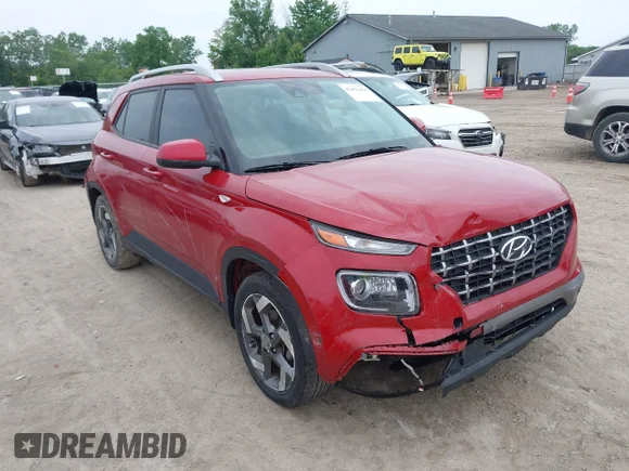 ✅ 2022 Hyundai Venue SEL • VIN: KMHRC8A3XNU151557 • Lot: 42492414. Wystawiony na IAAI z przebiegiem 33 954 mil. Bezpłatny archiwum sprzedaży aukcyjnych z USA i szczegółowy raport historii pojazdu na DreamBid. Zdjęcie 1.