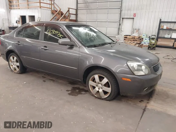 ✅ 2008 Kia Optima LX • VIN: KNAGE123685214550 • Lot: 42309705. Wystawiony na IAAI z przebiegiem 147 866 mil. Bezpłatny archiwum sprzedaży aukcyjnych z USA i szczegółowy raport historii pojazdu na DreamBid. Zdjęcie 1.