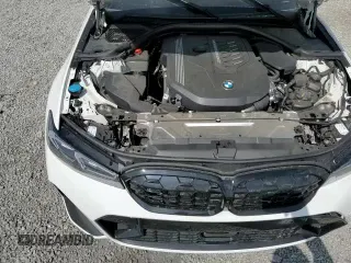 2024 BMW 3 Series M340i with VIN 3MW49FS0XR8E83469, listed as a Copart auction lot 52114085 with 11,956 mi miles and Salvage title. Bid and sale history available at DreamBid. Image 13.