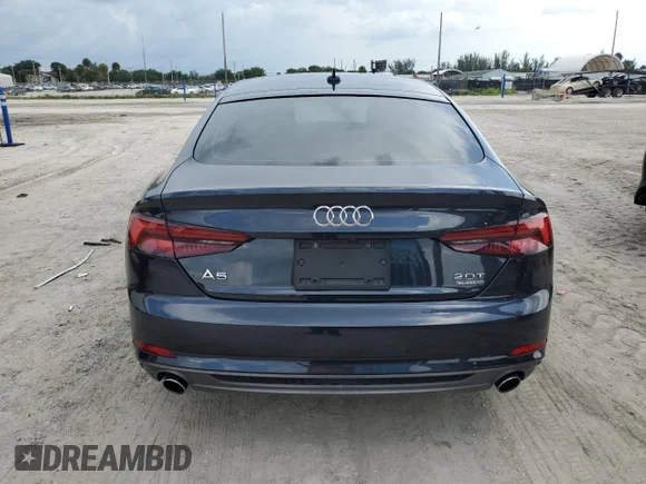 ✅ 2018 Audi A5 Sportback Premium Plus • VIN: WAUENCF57JA131012 • Lot: 58140183. Listed on Copart with 59,476 mi. Free auction sales archive from the USA and detailed vehicle history report at DreamBid. Image 6.