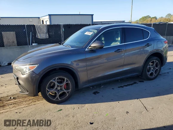 ✅ 2018 Alfa Romeo Stelvio Ti • VIN: ZASFAKBNXJ7B69423 • Lot: 79929845. Listed on Copart with 79,864 mi. Free auction sales archive from the USA and detailed vehicle history report at DreamBid. Image 1.