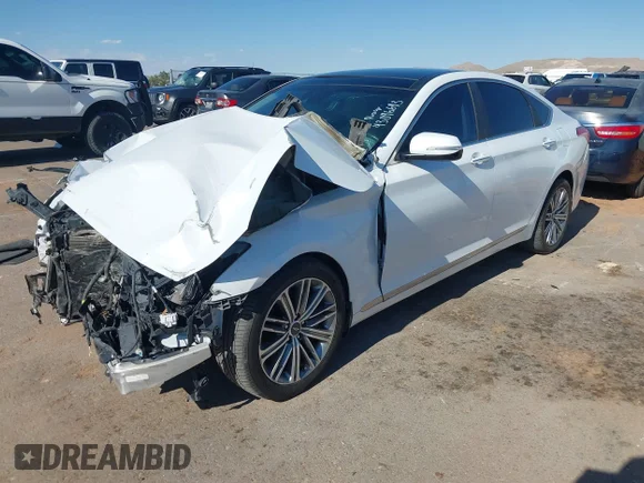 ✅ 2018 Genesis G80 3.8L • VIN: KMHGN4JE9JU226030 • Лот: 43046643. Опубліковано раніше на IAAI з пробігом Не вказано. Безкоштовний доступ до архіву аукціонних продажів зі США та докладний звіт про історію автомобіля на DreamBid. Зображення 2.