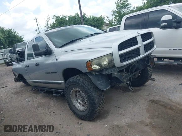 ✅ 2005 Dodge 2500 SLT • VIN: 1D7KS28D75J642258 • Lot: 45158138. Listed on IAAI with 262,044 mi. Free auction sales archive from the USA and detailed vehicle history report at DreamBid. Image 1.