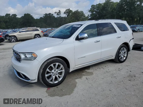 ✅ 2018 Dodge Durango Citadel • VIN: 1C4RDHEG4JC115118 • Лот: 60633055. Опубліковано раніше на Copart з пробігом 77 665 миль. Безкоштовний доступ до архіву аукціонних продажів зі США та докладний звіт про історію автомобіля на DreamBid. Зображення 1.