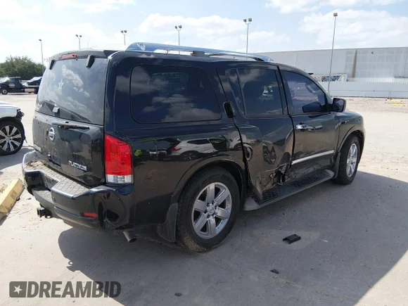 ✅ 2011 Nissan Armada Platinum • VIN: 5N1BA0NF8BN607784 • Lot: 45460876. Wystawiony na IAAI z przebiegiem 230 126 mil. Bezpłatny archiwum sprzedaży aukcyjnych z USA i szczegółowy raport historii pojazdu na DreamBid. Zdjęcie 4.
