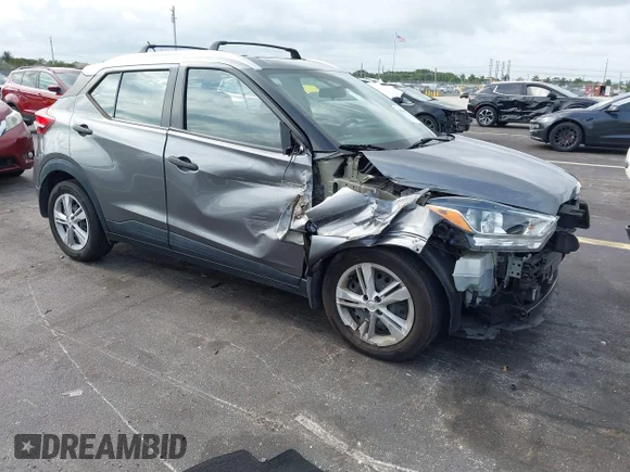 ✅ 2019 Nissan Kicks SV • VIN: 3N1CP5CU5KL510163 • Lot: 45344668. Wystawiony na IAAI z przebiegiem 58 313 mil. Bezpłatny archiwum sprzedaży aukcyjnych z USA i szczegółowy raport historii pojazdu na DreamBid. Zdjęcie 1.