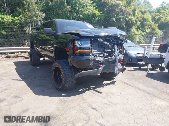 ✅ 2018 Chevrolet Silverado 1500 Custom • VIN: 3GCUKPEC7JG126652 • Lot: 45014866. Listed on IAAI with 126,592 mi. Free auction sales archive from the USA and detailed vehicle history report at DreamBid. Image 1.
