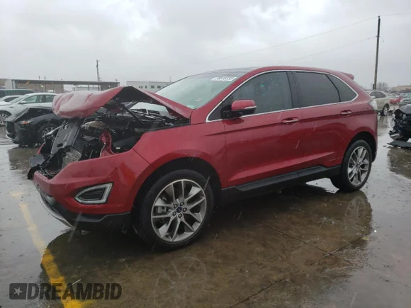 ✅ 2017 Ford Edge Titanium • VIN: 2FMPK3K86HBB26849 • Лот: 38515333. Опубліковано раніше на Copart з пробігом 23 554 миль. Безкоштовний доступ до архіву аукціонних продажів зі США та докладний звіт про історію автомобіля на DreamBid. Зображення 1.