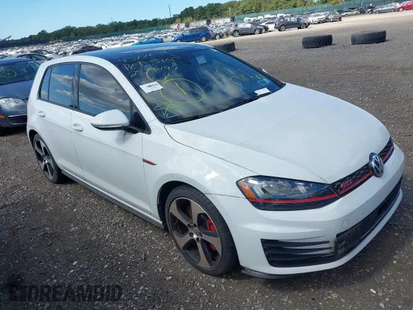 ✅ 2017 Volkswagen Golf GTI S • VIN: 3VW447AU4HM011850 • Лот: 43284039. Опубликован ранее на IAAI с пробегом Не указан. Бесплатный доступ к архиву аукционных продаж из США и подробный отчёт об истории автомобиля на DreamBid. Изображение 1.