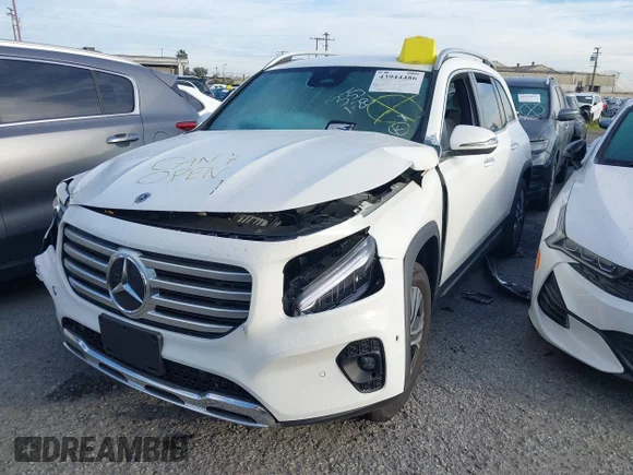✅ 2025 Mercedes-Benz GLB 250 • VIN: W1N4M4GBXSW435394 • Lot: 43944486. Wystawiony na IAAI z przebiegiem Nie podano. Bezpłatny archiwum sprzedaży aukcyjnych z USA i szczegółowy raport historii pojazdu na DreamBid. Zdjęcie 2.