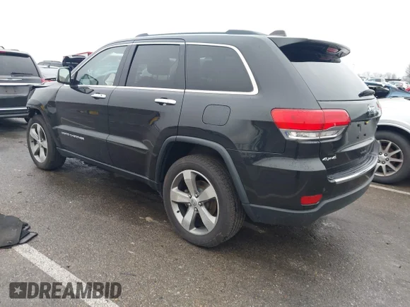 ✅ 2015 Jeep Grand Cherokee Limited • VIN: 1C4RJFBG1FC933950 • Lot: 43795494. Wystawiony na IAAI z przebiegiem 97 145 mil. Bezpłatny archiwum sprzedaży aukcyjnych z USA i szczegółowy raport historii pojazdu na DreamBid. Zdjęcie 3.