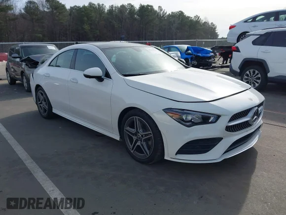 ✅ 2022 Mercedes-Benz CLA 250 • VIN: W1K5J4HB3NN314743 • Lot: 44069592. Wystawiony na IAAI z przebiegiem 26 419 mil. Bezpłatny archiwum sprzedaży aukcyjnych z USA i szczegółowy raport historii pojazdu na DreamBid. Zdjęcie 1.