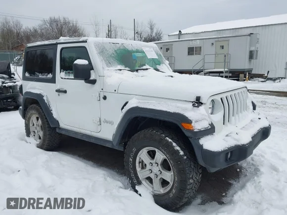 ✅ 2021 Jeep Wrangler Sport • VIN: 1C4HJXAG1MW571133 • Лот: 44162568. Опубликован ранее на IAAI с пробегом 26 693 миль. Бесплатный доступ к архиву аукционных продаж из США и подробный отчёт об истории автомобиля на DreamBid. Изображение 1.