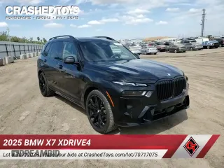 ✅ 2025 BMW X7 xDrive40i • VIN: 5UX23EM08S9W58217 • Lot: 70717075. Listed on Copart with 17,386 mi. Free auction sales archive from the USA and detailed vehicle history report at DreamBid. Image 17.