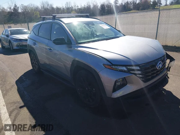 ✅ 2023 Hyundai Tucson N Line • VIN: KM8JF3AE3PU254508 • Lot: 44563220. Wystawiony na IAAI z przebiegiem 51 691 mil. Bezpłatny archiwum sprzedaży aukcyjnych z USA i szczegółowy raport historii pojazdu na DreamBid. Zdjęcie 1.