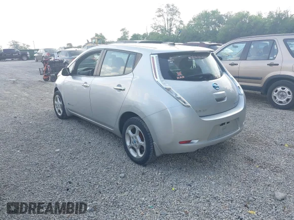 ✅ 2013 Nissan LEAF S • VIN: 1N4AZ0CP4DC413648 • Lot: 42946945. Listed on IAAI with 139,236 mi. Free auction sales archive from the USA and detailed vehicle history report at DreamBid. Image 3.