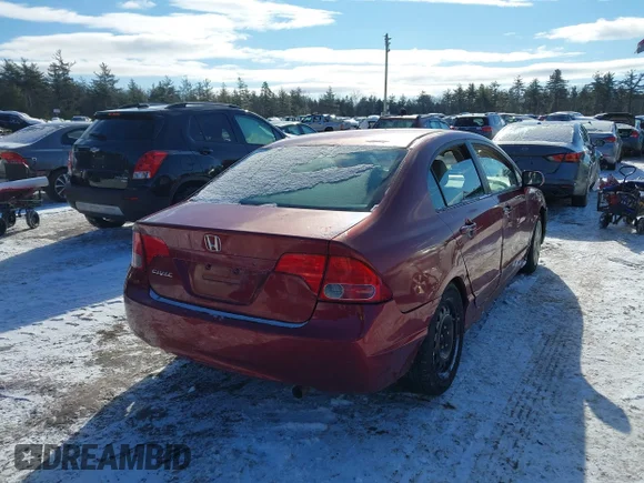 ✅ 2007 Honda Civic LX • VIN: 1HGFA16527L015433 • Lot: 44338205. Wystawiony na IAAI z przebiegiem 185 660 mil. Bezpłatny archiwum sprzedaży aukcyjnych z USA i szczegółowy raport historii pojazdu na DreamBid. Zdjęcie 4.