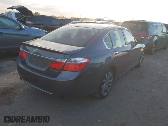 ✅ 2014 Honda Accord Sport • VIN: 1HGCR2E51EA043817 • Lot: 43808509. Wystawiony na IAAI z przebiegiem 118 314 mil. Bezpłatny archiwum sprzedaży aukcyjnych z USA i szczegółowy raport historii pojazdu na DreamBid. Zdjęcie 4.