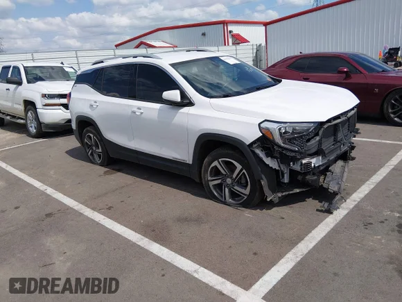 ✅ 2020 GMC Terrain SLT • VIN: 3GKALPEV0LL244090 • Lot: 44890582. Wystawiony na IAAI z przebiegiem 119 081 mil. Bezpłatny archiwum sprzedaży aukcyjnych z USA i szczegółowy raport historii pojazdu na DreamBid. Zdjęcie 1.