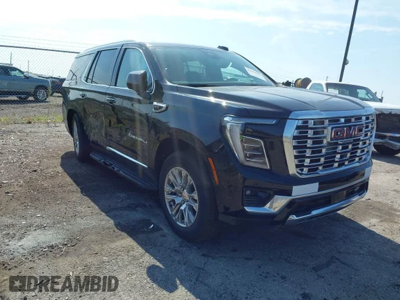 ✅ 2025 GMC Yukon Denali • VIN: 1GKS2DRL4SR283156 • Lot: 42582285. Wystawiony na IAAI z przebiegiem 972 mil. Bezpłatny archiwum sprzedaży aukcyjnych z USA i szczegółowy raport historii pojazdu na DreamBid. Zdjęcie 1.