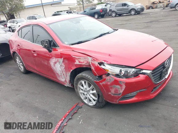 ✅ 2018 Mazda 3 Sport • VIN: 3MZBN1U7XJM160695 • Lot: 45399114. Listed on IAAI with 66,668 mi. Free auction sales archive from the USA and detailed vehicle history report at DreamBid. Image 1.