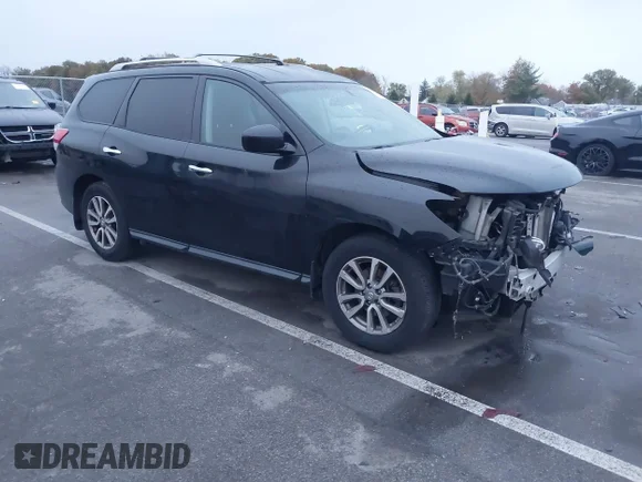 ✅ 2015 Nissan Pathfinder SL • VIN: 5N1AR2MMXFC689552 • Lot: 43572279. Listed on IAAI with 178,098 mi. Free auction sales archive from the USA and detailed vehicle history report at DreamBid. Image 1.