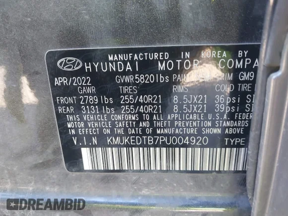 ✅ 2023 Genesis GV60 Performance • VIN: KMUKEDTB7PU004920 • Lot: 43411124. Wystawiony na IAAI z przebiegiem 26 302 mil. Bezpłatny archiwum sprzedaży aukcyjnych z USA i szczegółowy raport historii pojazdu na DreamBid. Zdjęcie 9.