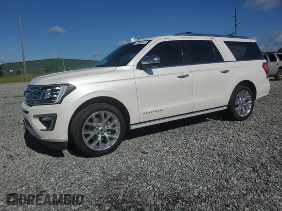 ✅ 2018 Ford Expedition Max Platinum • VIN: 1FMJK1LT8JEA16652 • Lot: 56503305. Listed on Copart with 127,711 mi. Free auction sales archive from the USA and detailed vehicle history report at DreamBid. Image 1.