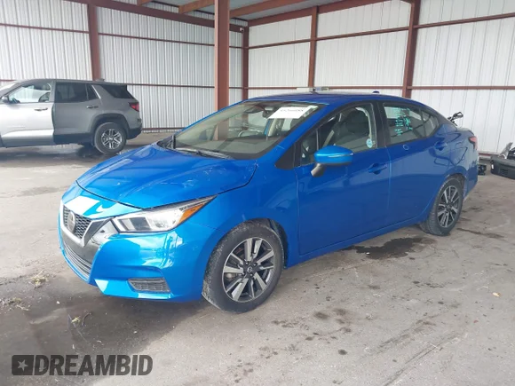 ✅ 2021 Nissan Versa SV • VIN: 3N1CN8EV4ML829327 • Lot: 45266088. Listed on IAAI with 94,743 mi. Free auction sales archive from the USA and detailed vehicle history report at DreamBid. Image 2.