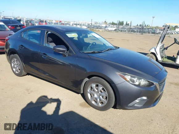✅ 2016 Mazda 3 i Sport • VIN: JM1BM1T76G1354671 • Lot: 44601043. Listed on IAAI with 101,950 mi. Free auction sales archive from the USA and detailed vehicle history report at DreamBid. Image 1.