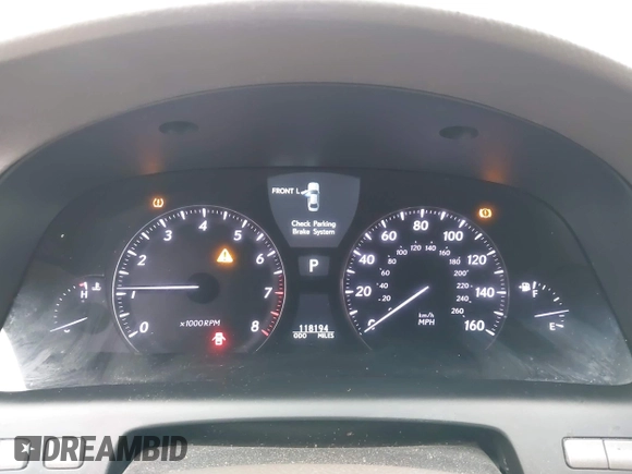 ✅ 2008 Lexus LS 460 • VIN: JTHBL46F785078176 • Лот: 44127164. Опубликован ранее на IAAI с пробегом 118 194 миль. Бесплатный доступ к архиву аукционных продаж из США и подробный отчёт об истории автомобиля на DreamBid. Изображение 7.