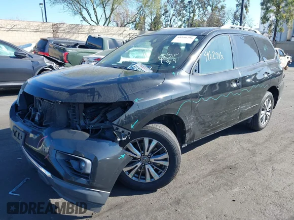 ✅ 2018 Nissan Pathfinder Platinum • VIN: 5N1DR2MM8JC652196 • Лот: 44546296. Опубліковано раніше на IAAI з пробігом 93 170 миль. Безкоштовний доступ до архіву аукціонних продажів зі США та докладний звіт про історію автомобіля на DreamBid. Зображення 2.