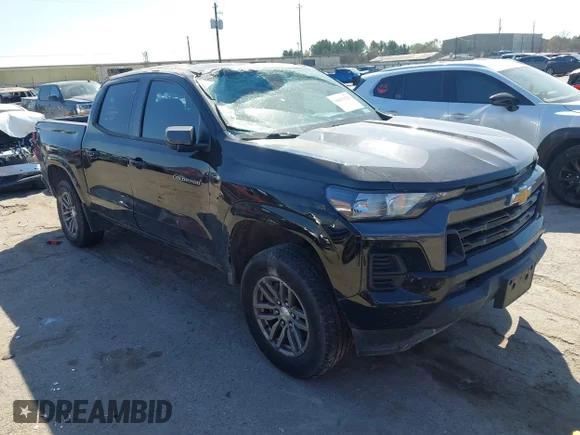 ✅ 2023 Chevrolet Colorado 4WD LT • VIN: 1GCGTCEC8P1225586 • Лот: 44455429. Опубликован ранее на IAAI с пробегом 38 235 миль. Бесплатный доступ к архиву аукционных продаж из США и подробный отчёт об истории автомобиля на DreamBid. Изображение 1.