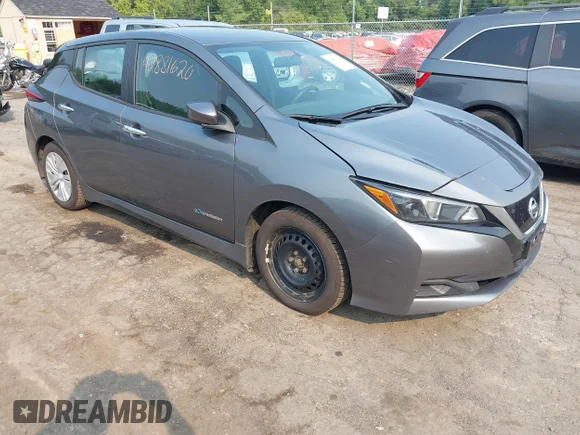 ✅ 2019 Nissan LEAF SV • VIN: 1N4AZ1CP2KC307606 • Lot: 42881620. Wystawiony na IAAI z przebiegiem 148 729 mil. Bezpłatny archiwum sprzedaży aukcyjnych z USA i szczegółowy raport historii pojazdu na DreamBid. Zdjęcie 1.