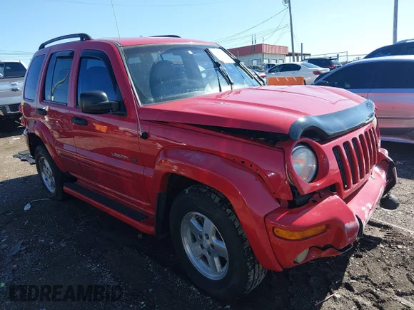 ✅ 2002 Jeep Liberty Limited • VIN: 1J4GL58K02W264046 • Lot: 45053488. Listed on IAAI with 201,219 mi. Free auction sales archive from the USA and detailed vehicle history report at DreamBid. Image 1.