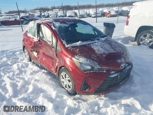 ✅ 2018 Toyota Yaris L • VIN: VNKJTUD31JA094335 • Lot: 43932336. Listed on IAAI with 85,348 mi. Free auction sales archive from the USA and detailed vehicle history report at DreamBid. Image 1.