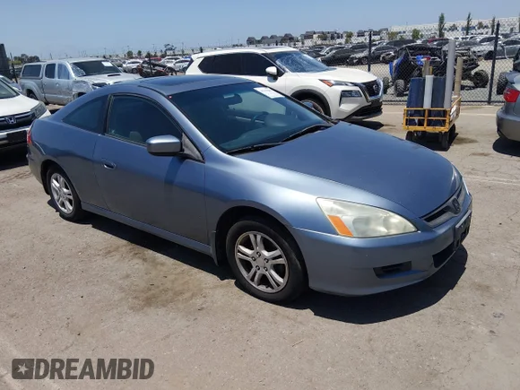 ✅ 2007 Honda Accord EX • VIN: 1HGCM727X7A020251 • Lot: 45139898. Listed on IAAI with 190,973 mi. Free auction sales archive from the USA and detailed vehicle history report at DreamBid. Image 1.