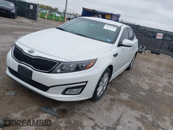 ✅ 2014 Kia Optima LX • VIN: 5XXGM4A74EG350355 • Lot: 43808280. Wystawiony na IAAI z przebiegiem 113 234 mil. Bezpłatny archiwum sprzedaży aukcyjnych z USA i szczegółowy raport historii pojazdu na DreamBid. Zdjęcie 2.