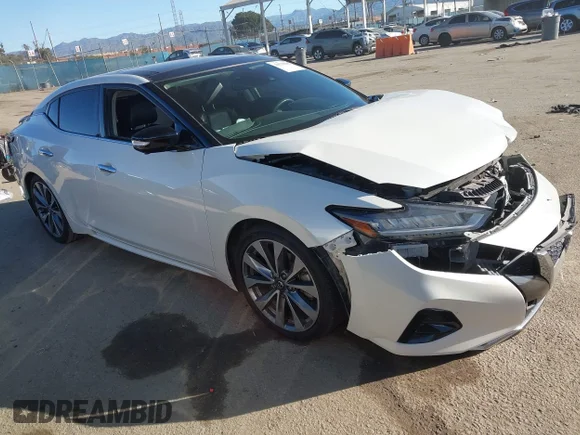 ✅ 2021 Nissan Maxima Platinum • VIN: 1N4AA6FV0MC501603 • Лот: 44315698. Опубликован ранее на IAAI с пробегом 49 992 миль. Бесплатный доступ к архиву аукционных продаж из США и подробный отчёт об истории автомобиля на DreamBid. Изображение 1.