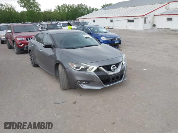 ✅ 2017 Nissan Maxima SV • VIN: 1N4AA6AP1HC444651 • Lot: 45048253. Listed on IAAI with 96,335 mi. Free auction sales archive from the USA and detailed vehicle history report at DreamBid. Image 1.