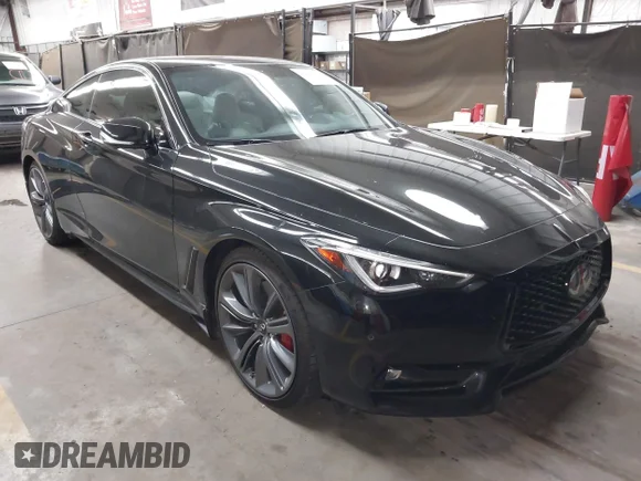 ✅ 2022 Infiniti Q60 Red Sport 400 • VIN: JN1FV7LL4NM680157 • Лот: 42408607. Опубликован ранее на IAAI с пробегом 49 060 миль. Бесплатный доступ к архиву аукционных продаж из США и подробный отчёт об истории автомобиля на DreamBid. Изображение 1.