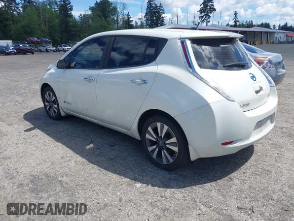 ✅ 2016 Nissan LEAF SV • VIN: 1N4BZ0CP2GC311886 • Lot: 45162366. Listed on IAAI with 79,855 mi. Free auction sales archive from the USA and detailed vehicle history report at DreamBid. Image 3.