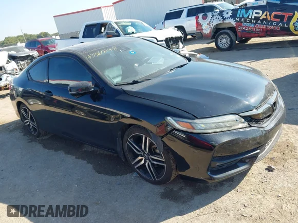 ✅ 2017 Honda Accord Touring • VIN: 1HGCT2B05HA002668 • Lot: 43360248. Listed on IAAI with 141,570 mi. Free auction sales archive from the USA and detailed vehicle history report at DreamBid. Image 1.
