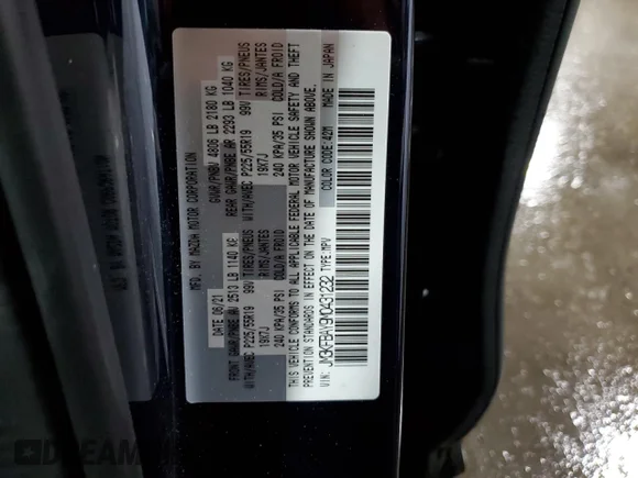 ✅ 2021 Mazda CX-5 Grand Touring Reserve • VIN: JM3KFBAY9M0431232 • Лот: 61393662. Опубликован ранее на Copart с пробегом 13 101 миль. Бесплатный доступ к архиву аукционных продаж из США и подробный отчёт об истории автомобиля на DreamBid. Изображение 10.